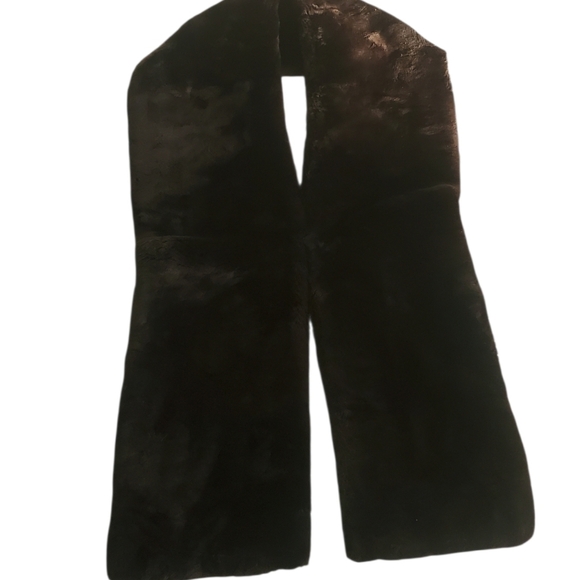 Sheared Beaver Fur Cape Shawl Scarf Wrap Collar - Picture 11 of 15